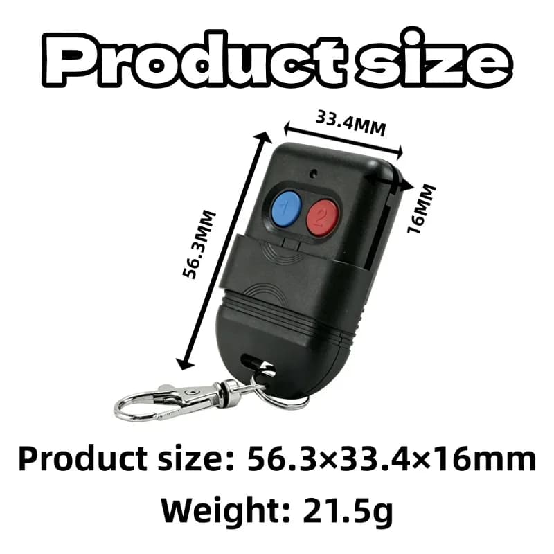 Récepteur de porte de garage SMC5326P-3 SMC5326 avec 8 commutateurs DIP