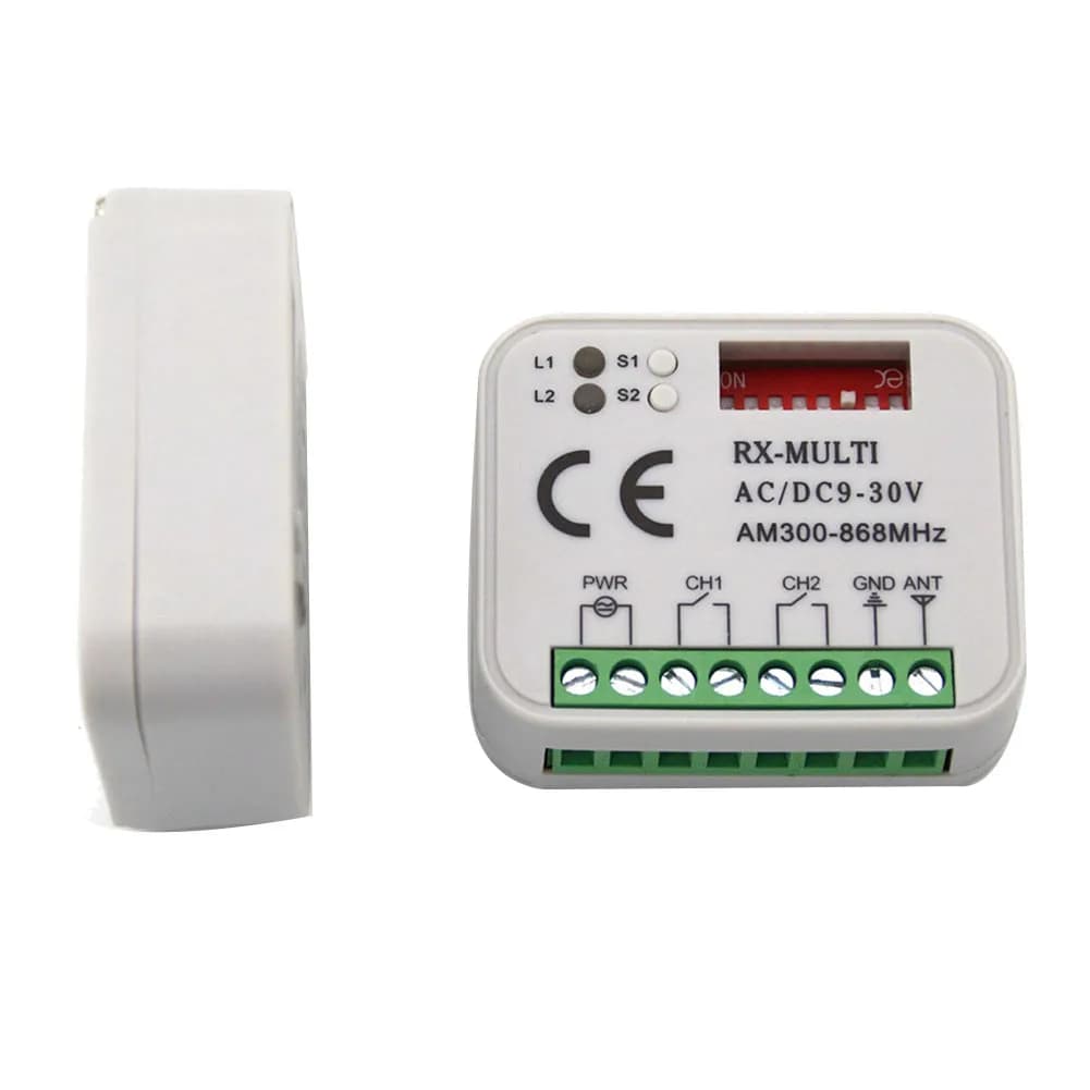 Récepteur à distance pour portail de garage avec télécommande
