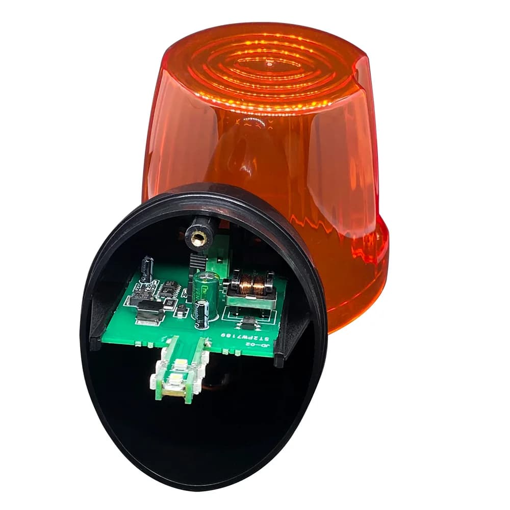 Lampe clignotante LED AC DC 12-265V pour portail battant/coulissant