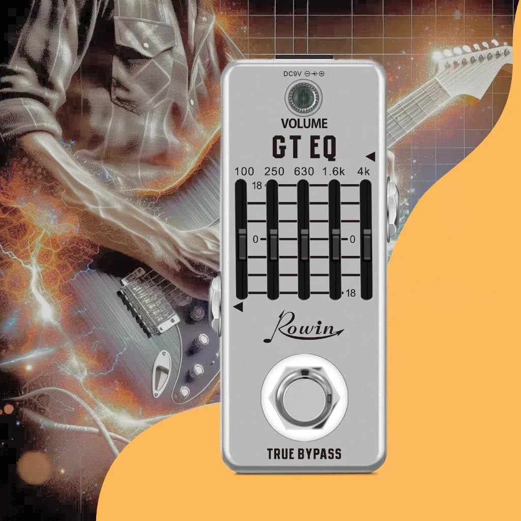 Meilleur Rowin bruit porte pédale guitare retard Chorus Vibrolo Phaser Flanger Booster égaliseur effets Fuzz métal Dist Blues Drive