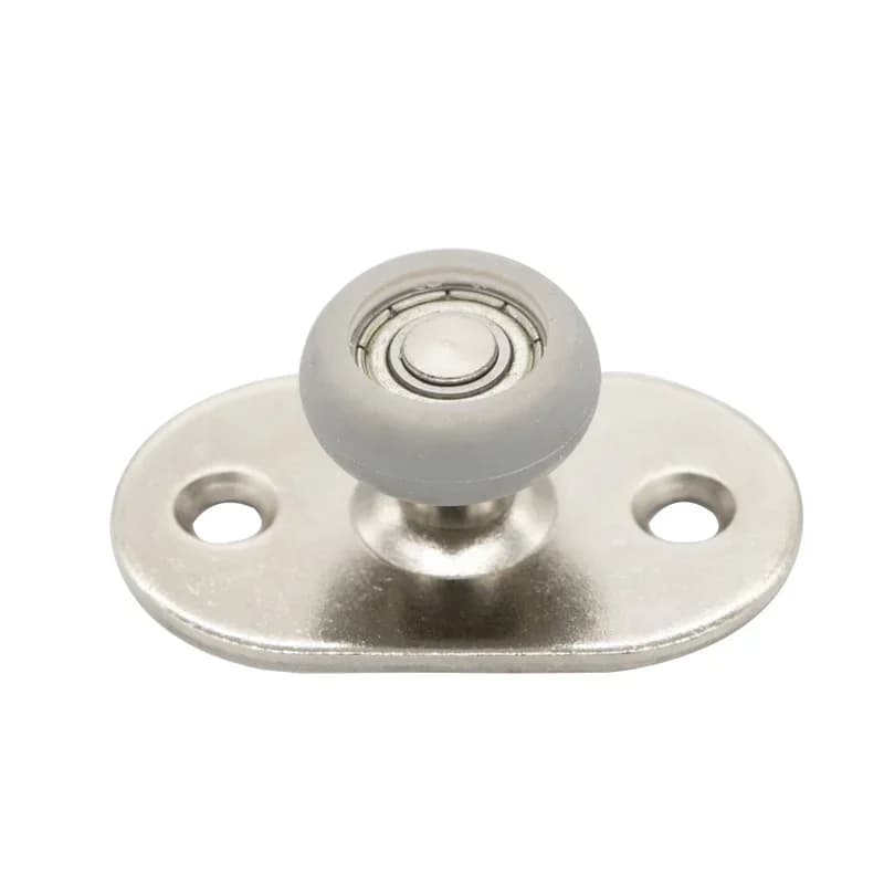 Rouleaux de roues de porte market, positionnement, nervure de poussée, poulie suspendue, roue de guidage, roulement de roue inférieur, quincaillerie de roulement, pièces de raccords