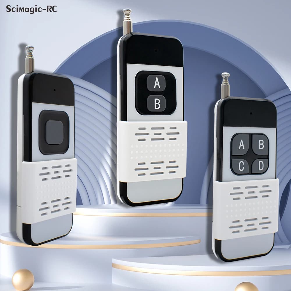 Télécommande EV1527 à code d'apprentissage 433 MHz