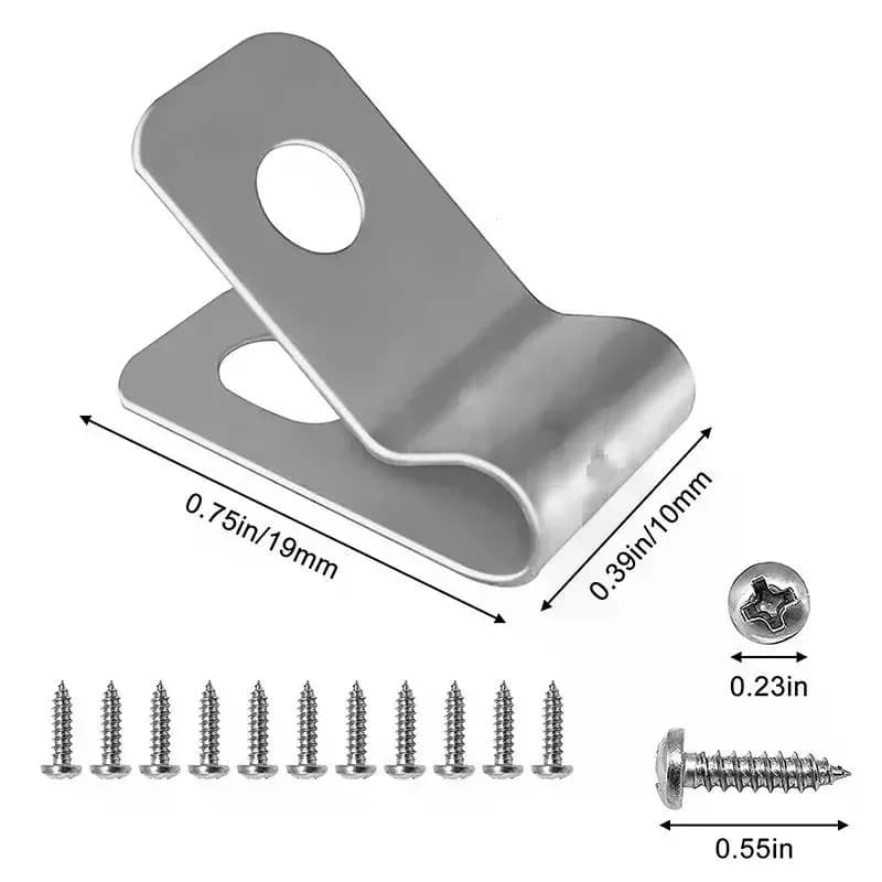 Pinces de clôture en aluminium