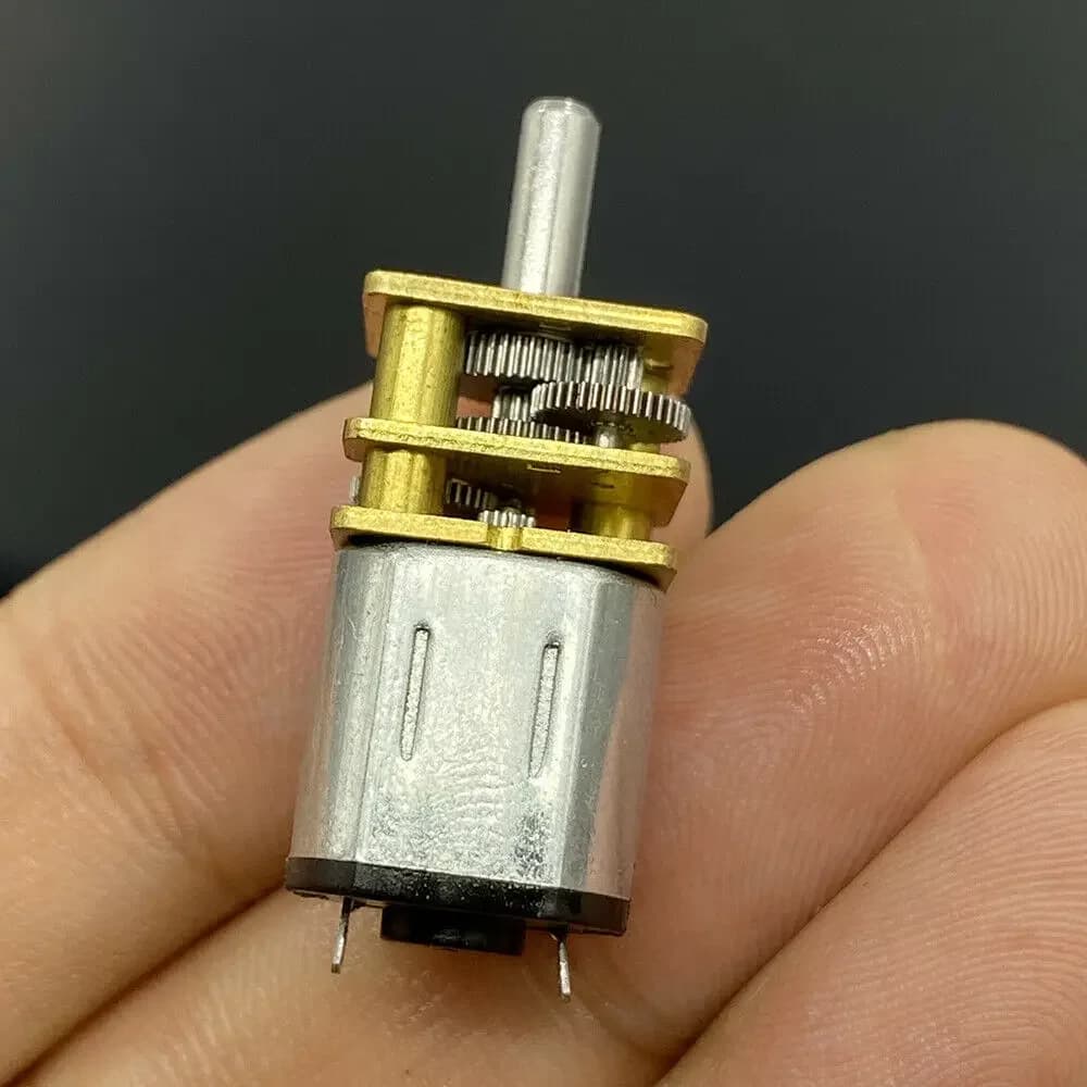 Mini moteur à engrenages entièrement en métal N10, réduction de vitesse, vitesse lente, grand couple, serrure de voiture robot bricolage, DC 3V-6V, 5V