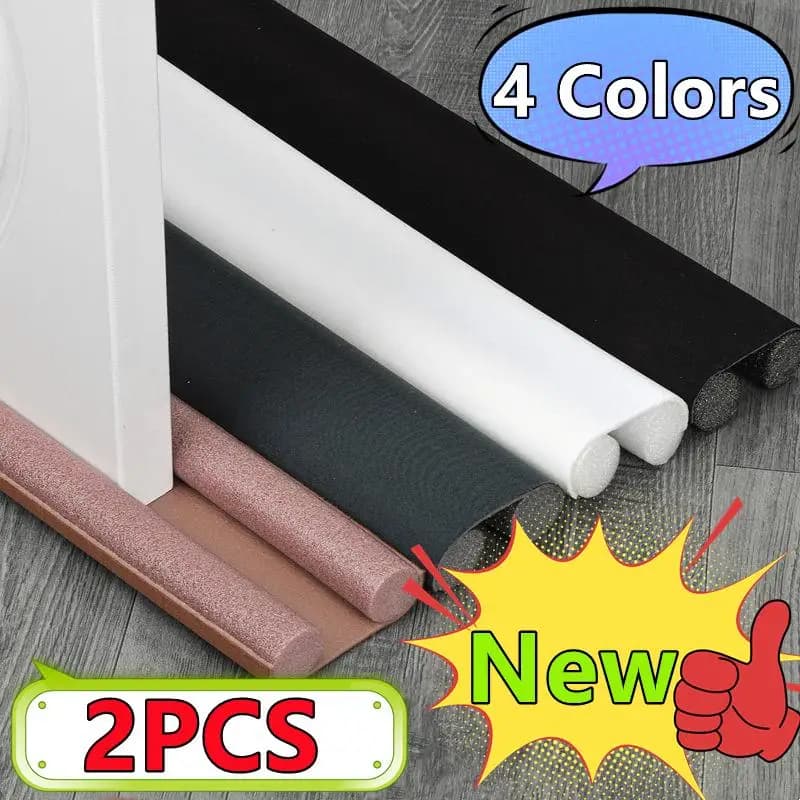 2/1PC Flexible sous la porte bouchon de tirage bande d'étanchéité inférieure