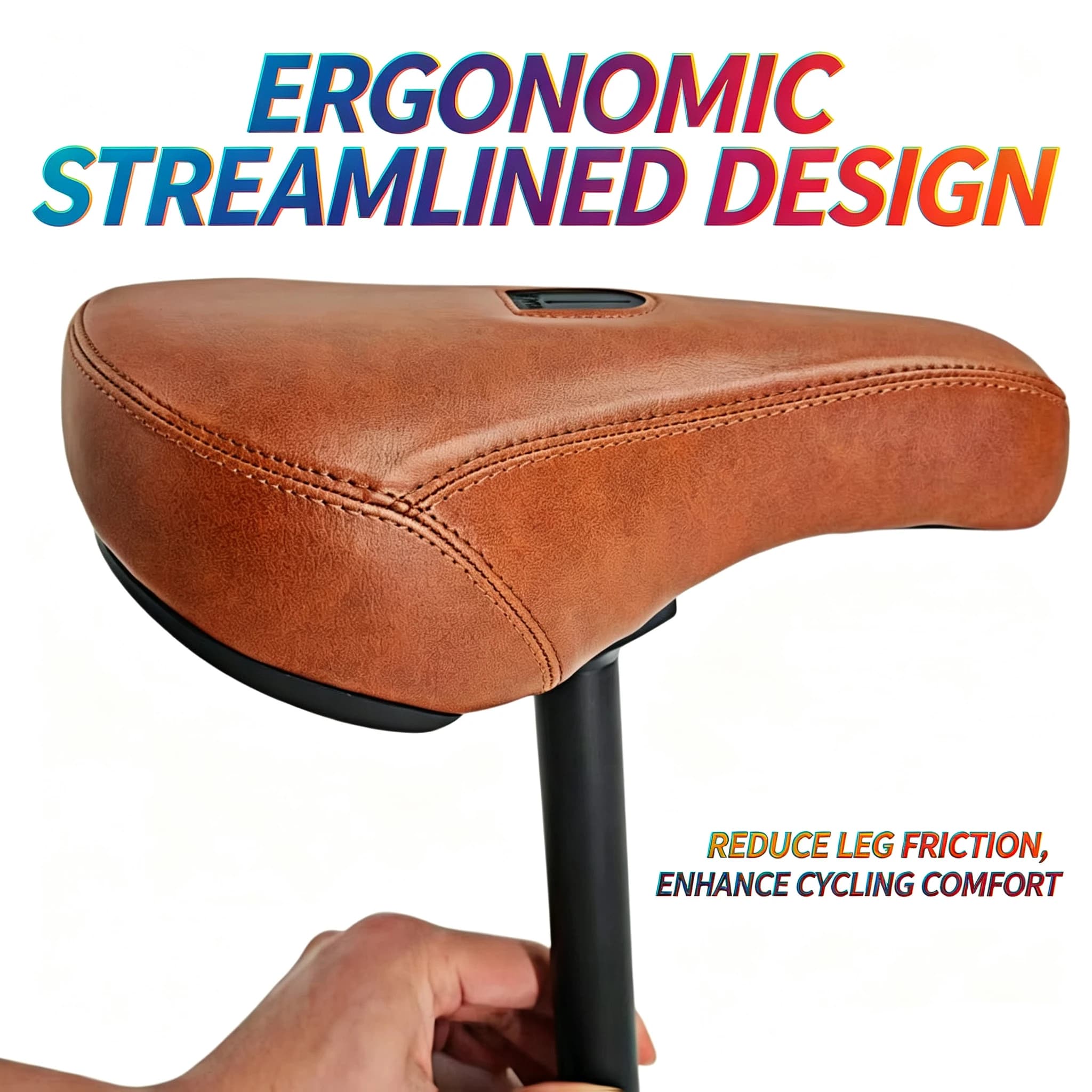 Selles de BMX, selle de vélo BMX, selle de vélo pour saut en terre, selle de vélo pour freestyle, selle de vélo pour cruiser, en cuir PVC, ultralégère, douce et confortable
