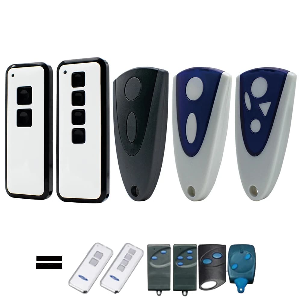 2 pièces NOVOFERM NOVOTRON 502 MAX43-2 504 MAX43-4 512 522 524 Porte de Garage Télécommande 433MHz Rolling Code Keyfob Transmitter