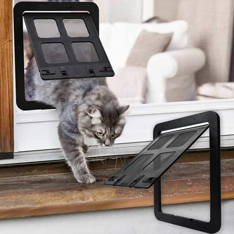 Porte coulissante automatique pour chien