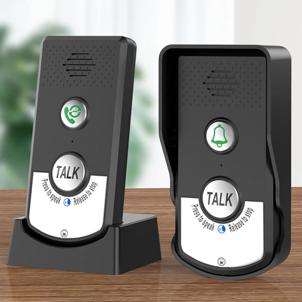 Interphone longue distance sans fil, sonnette Audio bidirectionnelle