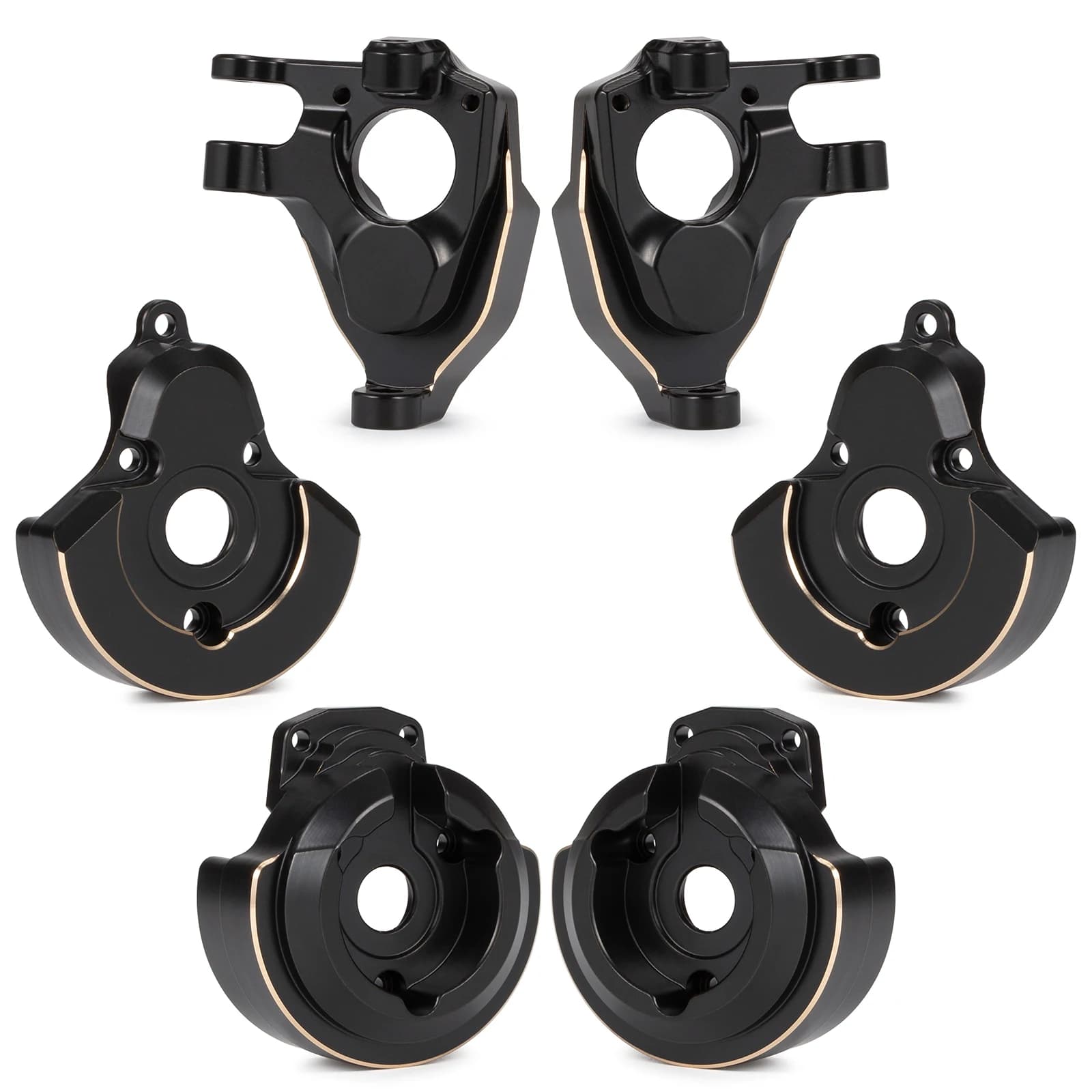 Poids d'articulation en laiton et couvercle de portail pour axe
