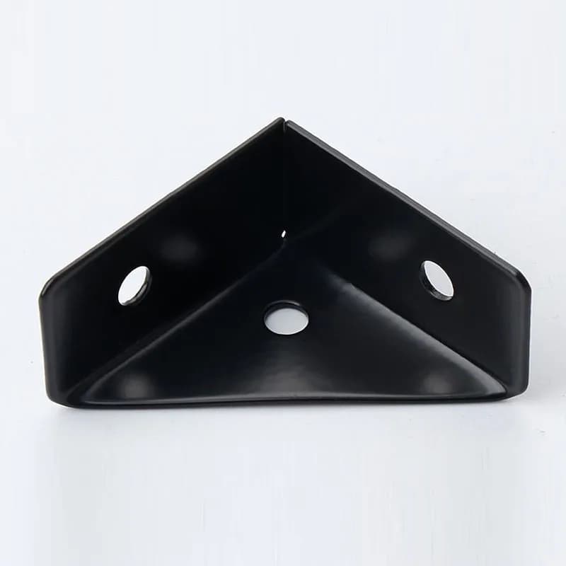 Supports d'angle en acier robustes : 90 ° Support d'angle droit