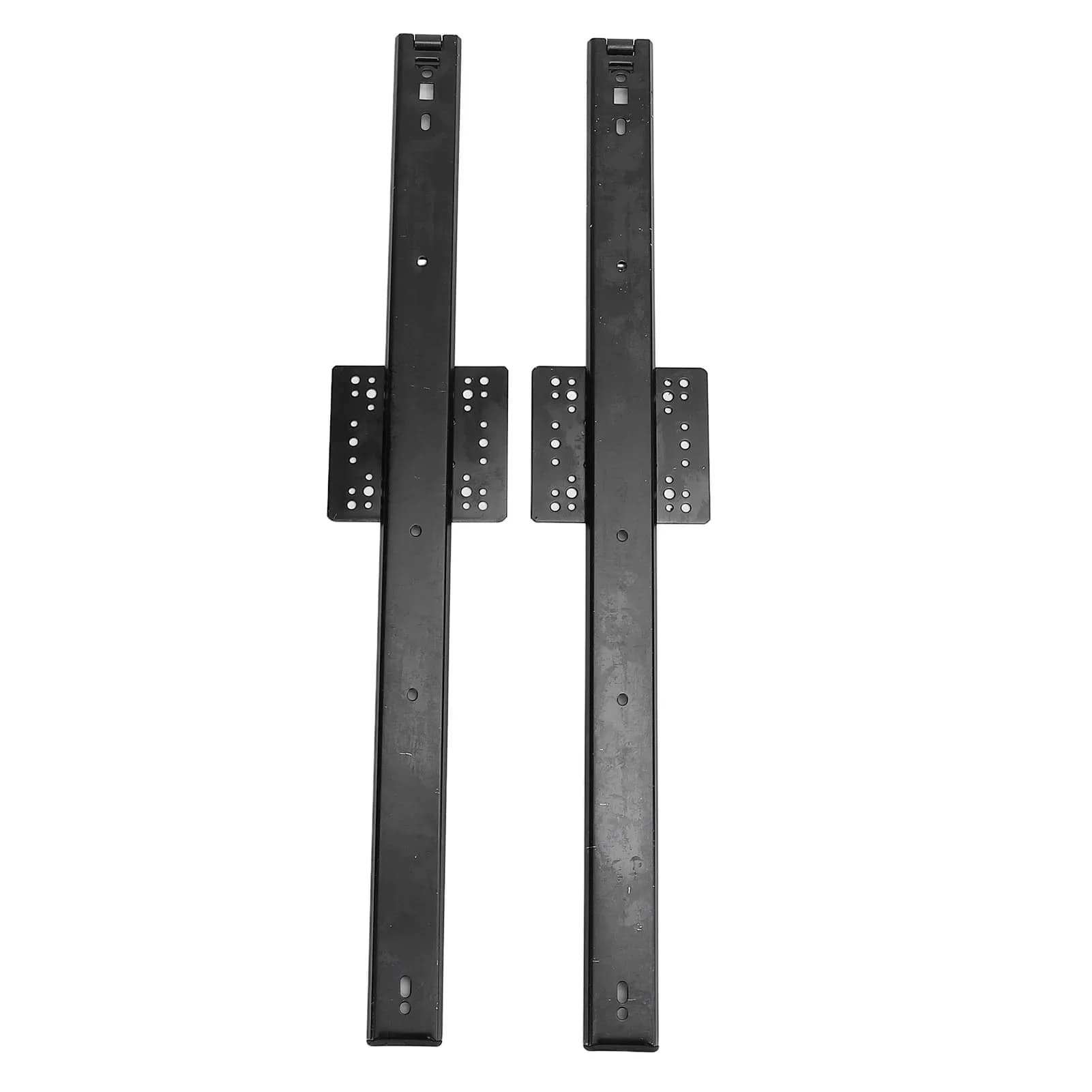 1 paire de rails coulissants dissimulés de 20 pouces, largeur 35 mm, capacité de charge 20 kg, pour porte coulissante de placard ou armoire