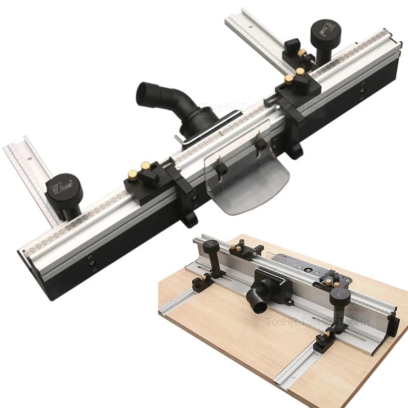 Clôture profilée en aluminium de 700mm avec rails en T à réglage fin