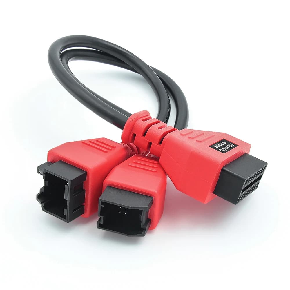 Câble de programmation FCA 12 + 8 pour Module de passerelle de sécurité Chrysler, Scanner OBD2, câble adaptateur universel utilisé avec le lancement Autel