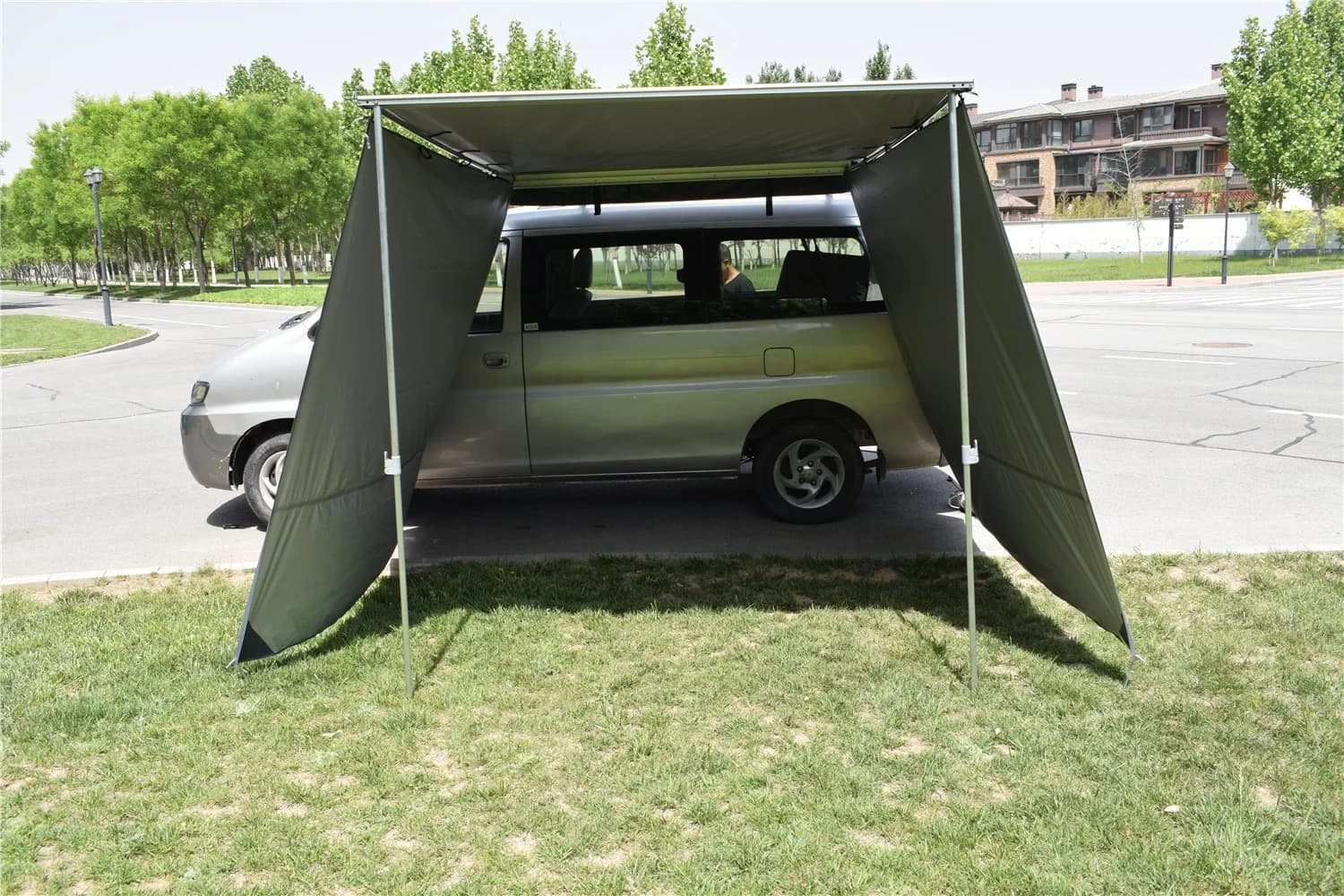 Tente d'auvent latéral de toit de voiture Suv tout-terrain rétractable extérieure 4x4 pour le Camping