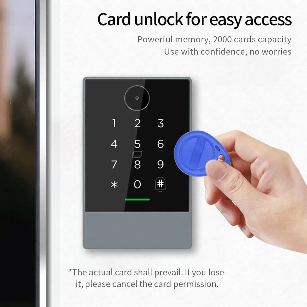 Clavier RFID IC Bluetooth TTLOCK étanche, déverrouillage par application, ouvre-porte, dispositifs de verrouillage TT pour le contrôle d'accès K2/K2F/K3/K3F/K3Q/H3/HF3/G2