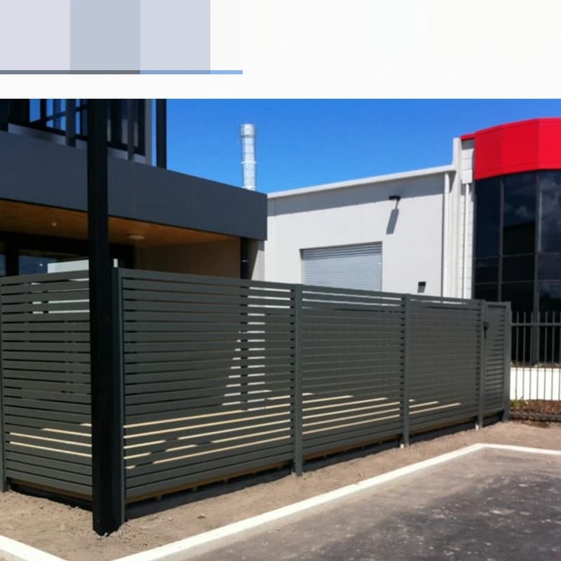 Clôture et porte de confidentialité découpées au Laser en aluminium et métal de haute qualité
