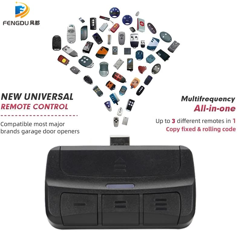 Télécommande universelle de porte de Garage 3 en 1
