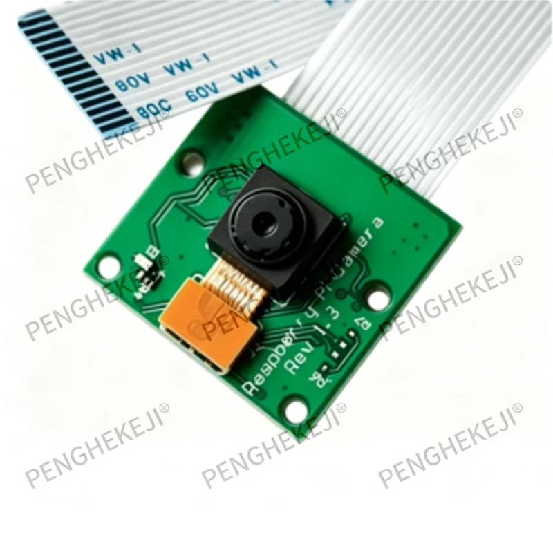 Caméra d'interface Raspberry Pi CSI 5MP avec câble flexible de 15 cm compatible avec les 2e et 3e générations