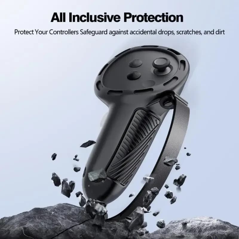 Protecteur poignées en Silicone pour contrôleurs 3S 3, porte batterie sécurisée, Installation facile, ne bloque pas le
