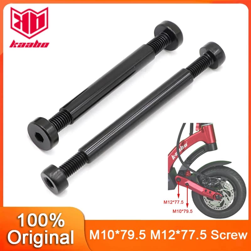 Kaabo Mantis10-Vis en fibre pour bras oscillant de trottinette électrique, accessoires officiels d'origine, M10 x 79.5, M12 x 77.5