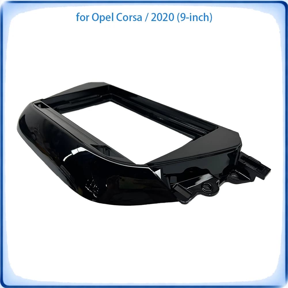 Cadre de façade d'autoradio pour Opel Corsa 2020, Kit de garniture 9 pouces, accessoires de voiture Plug & Play