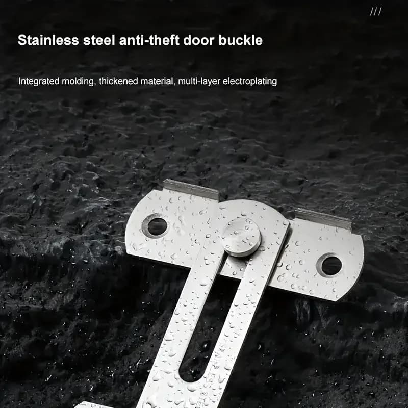 Serrure de porte de grange marketen acier inoxydable