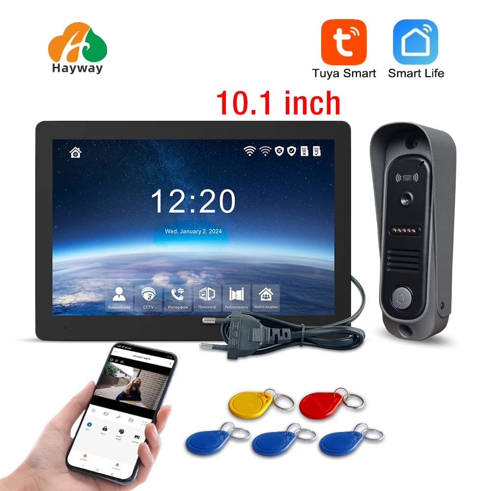 Visiophone intelligent Tuya 1080P