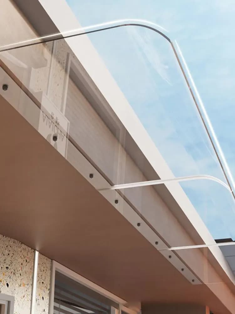Auvent de protection UV et anti-pluie pour fenêtres