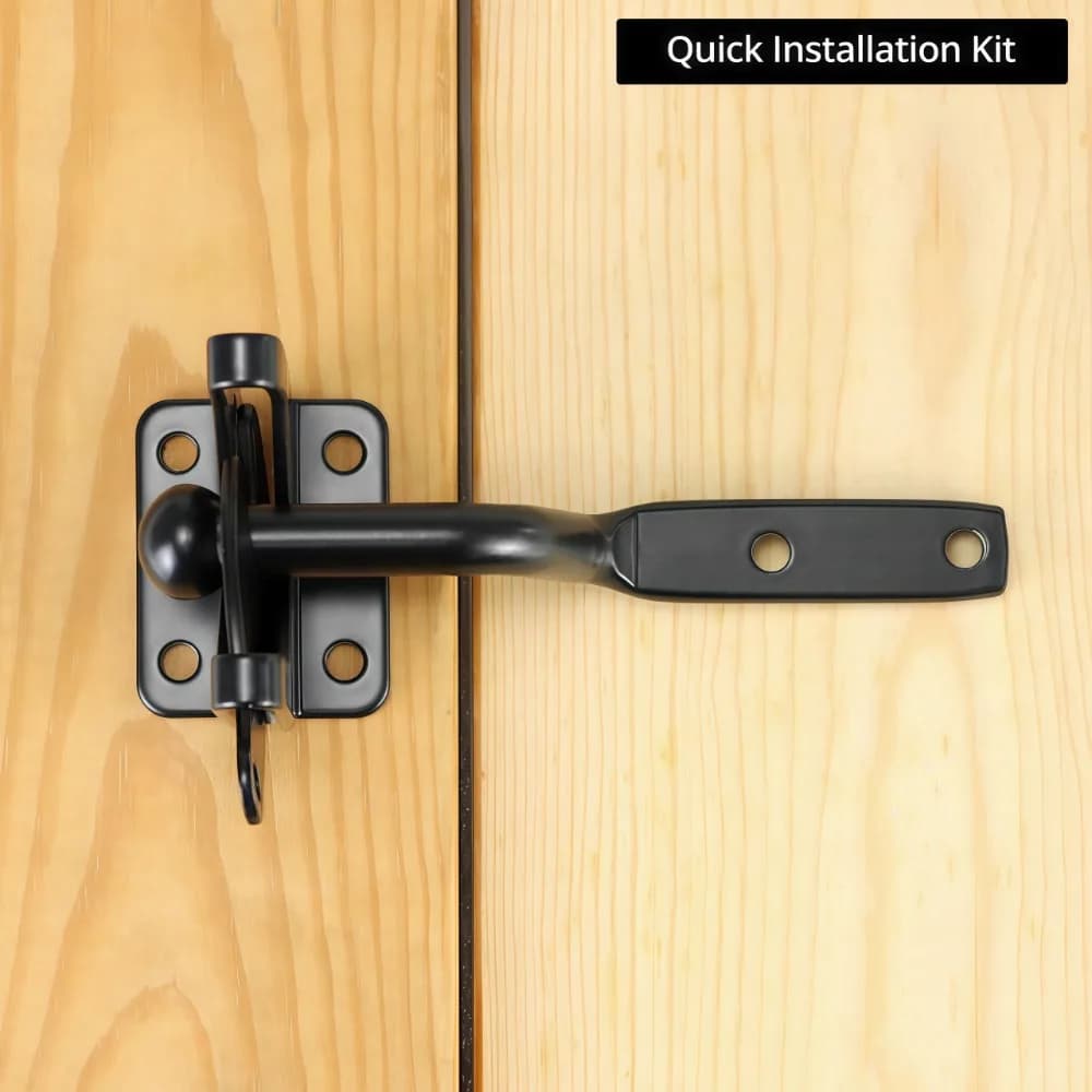 Loquet de portail automatique avec boulon pour clôture de pâturage