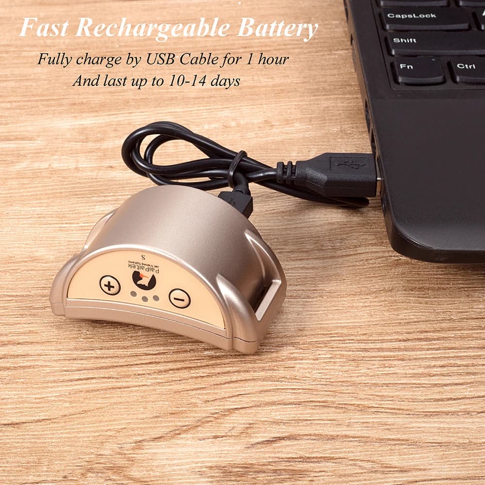 Collier de dressage pour chien, Anti-aboiement, automatique, Anti-aboiement, Rechargeable par USB, entraîneur de chien, bip à choc électrique 