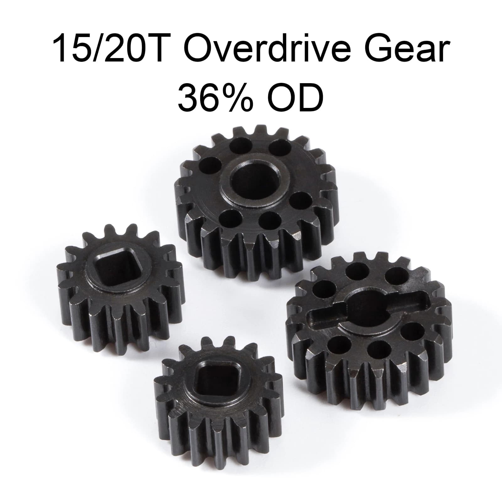 Jeu d'engrenages de surdrive de portail en acier trempé 15/20T 14/21T 12/23T pour axe
