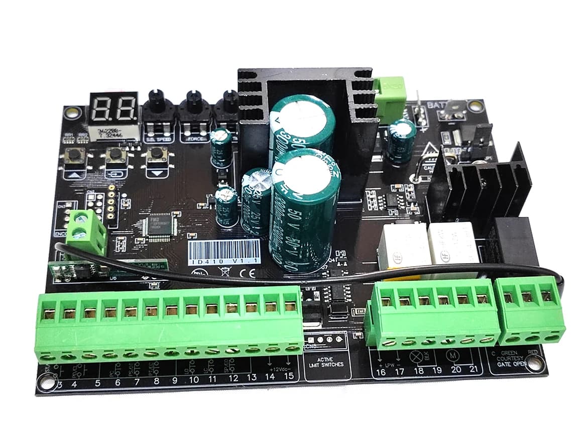 Unité de contrôleur d'ouverture de porte coulissante 12V 24Vdc