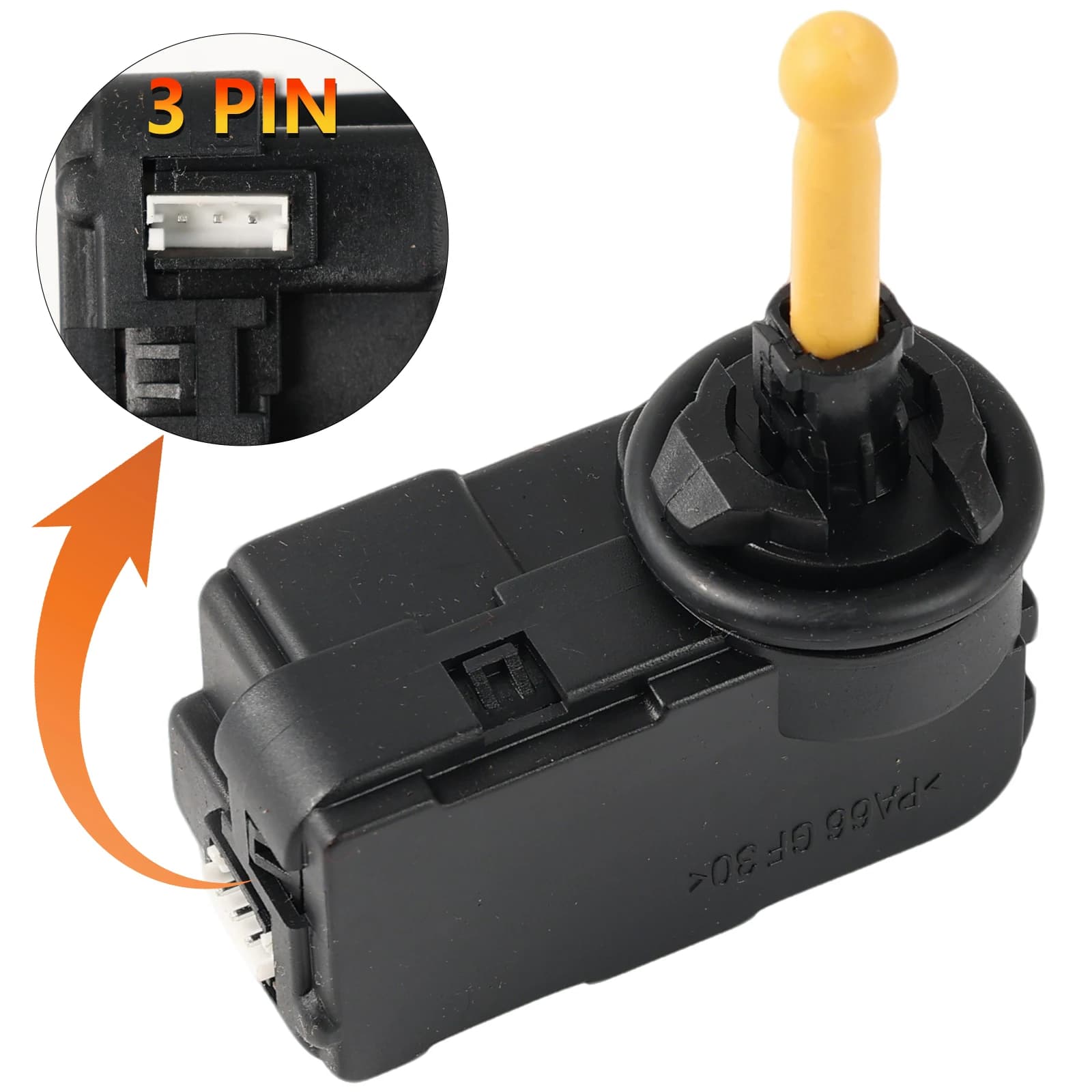 Moteur de réglage du niveau de faisceau de phares 1207525, pour Vauxhall Opel Combo C Corsa C 2001 – 2005 2006 2007 2008 2009 2010 2011