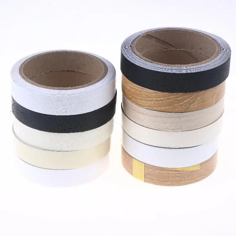 【Nice】 Bande de bordure en PVC préencollée de 10 m x 2 cm pour bois