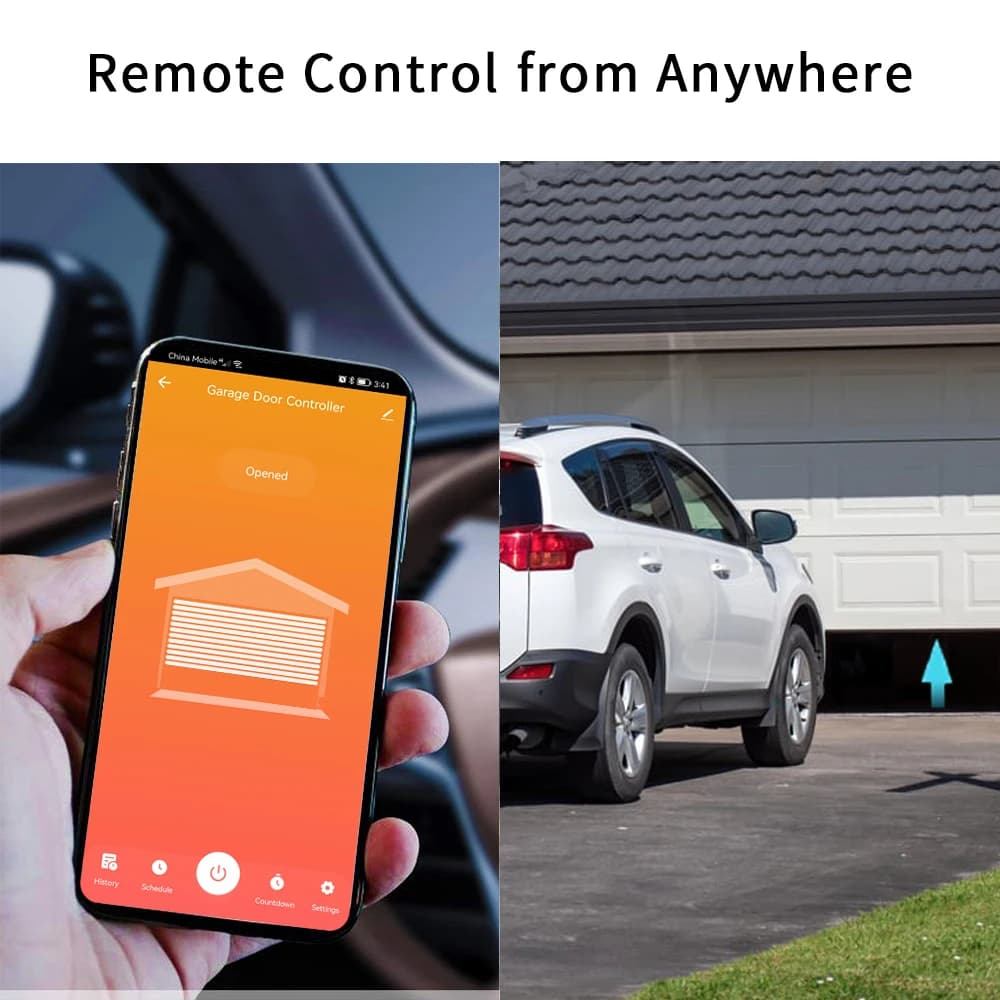 Porte de garage coulissante intelligente ZigBee