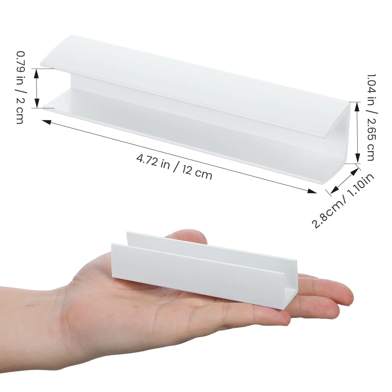 Kit de renforcement de rainures pour barrière de sécurité bébé, 6 pièces, en PVC, installation facile, accessoire de renforcement de porte pour clôture de sécurité intérieure