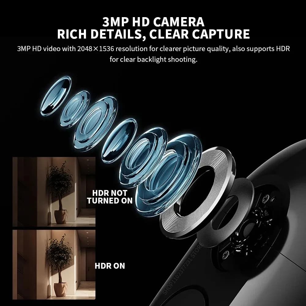 Caméra de porte intelligente Xiaomi Smart Cat Eye 2 WiFi sans fil