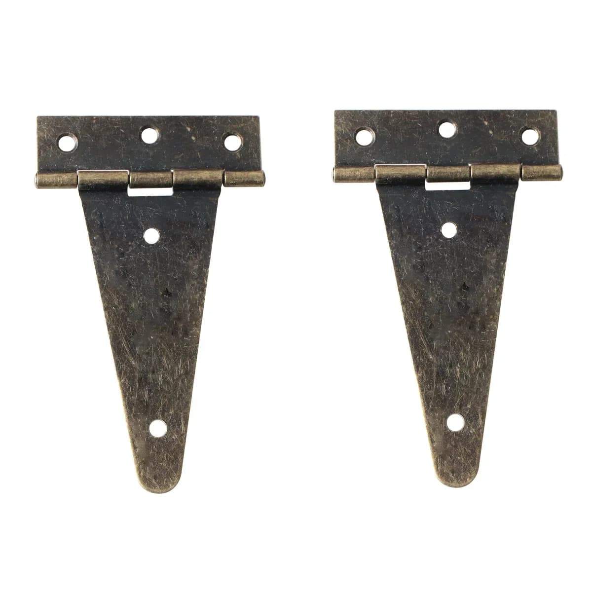4-10 pièces Charnières plates en T robustes en bronze pour portails de grange