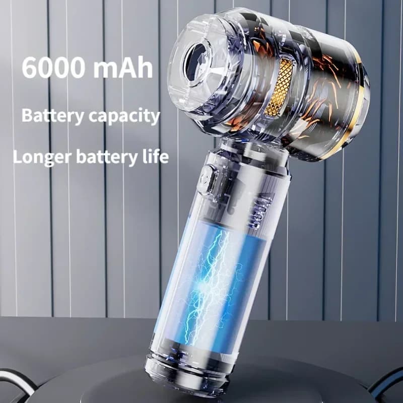 Aspirateur de voiture haute puissance Portable sans fil moteur sans brosse Machine de nettoyage plumeau d'air puissant pour appareil ménager