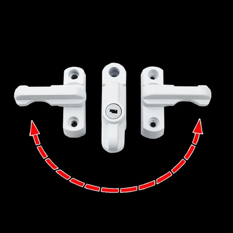 Serrures en T avec clé serrure de fenêtre externe boucle