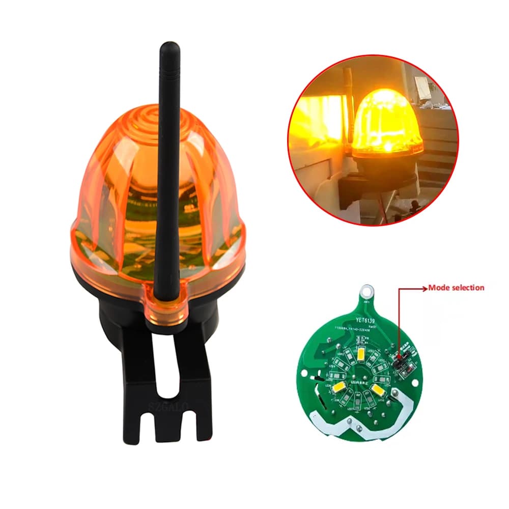 Nouveau universel 12 V-220 V extérieur LED Signal alarme lumière stroboscopique clignotant