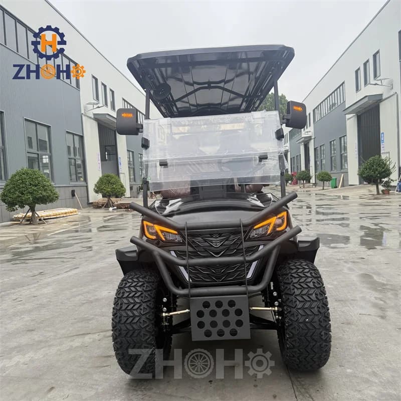 Nouveau modèle 2026 Chariot de golf électrique 48V/60V/72V, différents types, Buggy de golf tout-terrain 4x4, 6 places