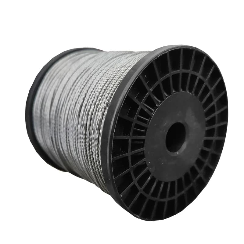 Fil de clôture électrique en alliage d'aluminium et de magnésium de 200 m