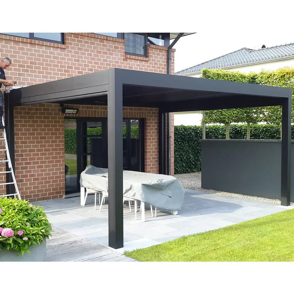 Pergola en aluminium de luxe moderne
