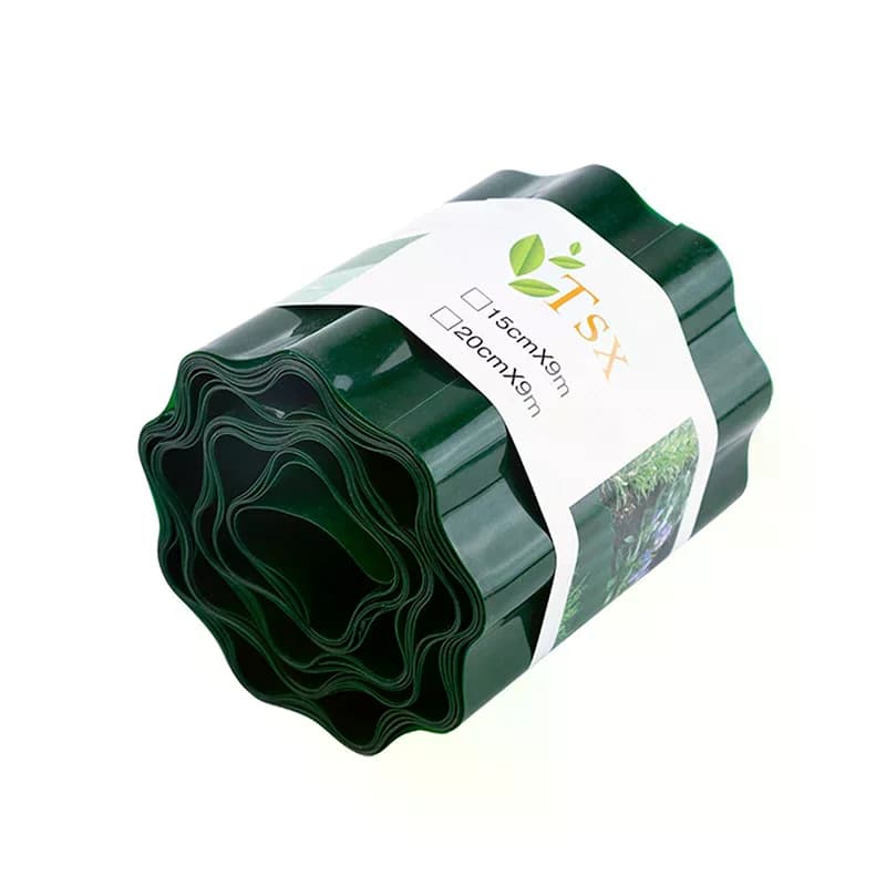 Bordure de jardin en plastique flexible pour pelouse
