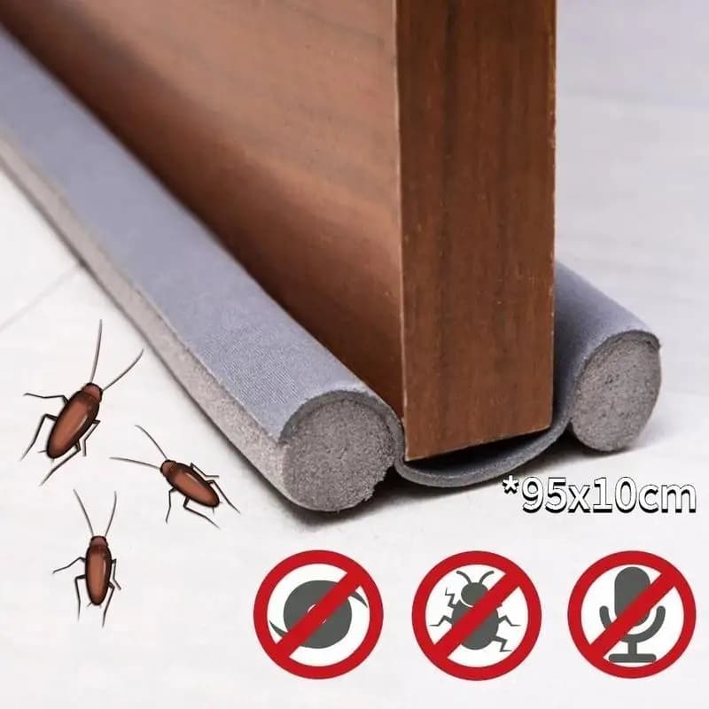2/1PC Flexible sous la porte bouchon de tirage bande d'étanchéité inférieure
