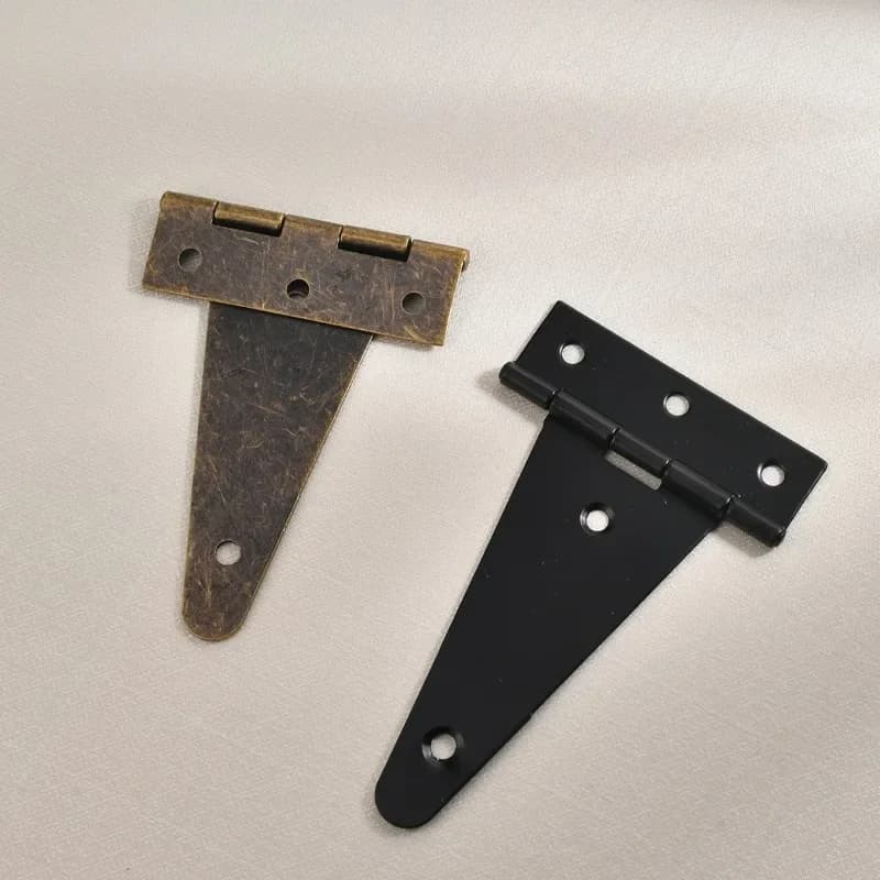 4-10 pièces Charnières plates en T robustes en bronze pour portails de grange