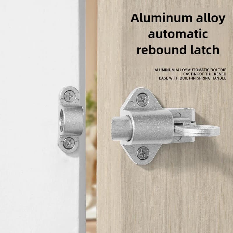 Verrou de porte à ressort - 1 pièce - Sécurité automatique et à fermeture