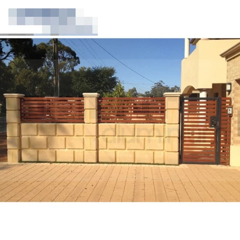 Clôture de confidentialité de balcon en aluminium de jardin